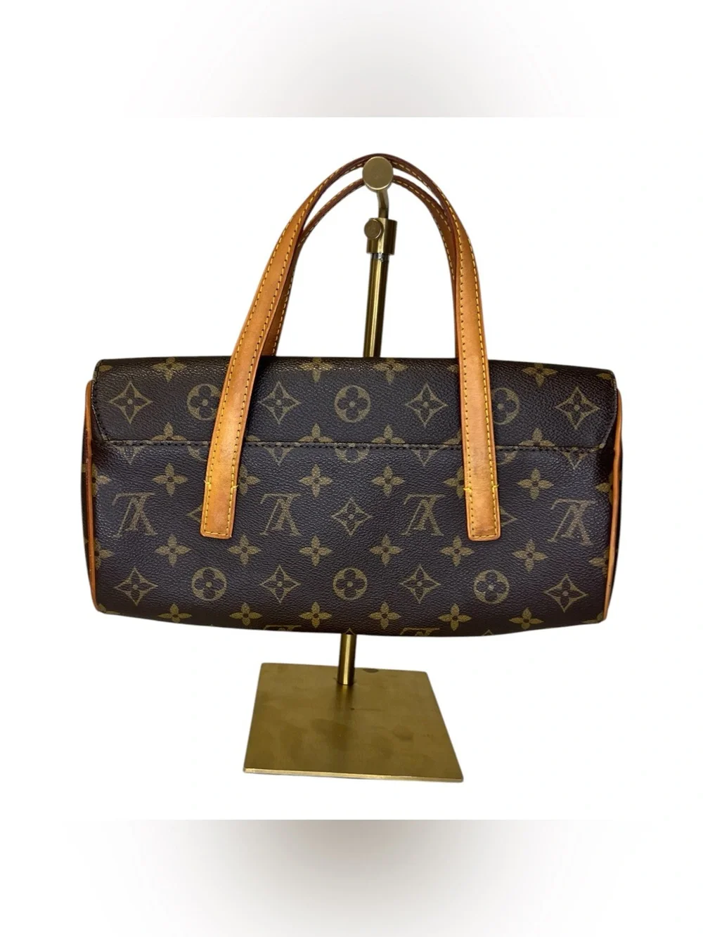 Louis Vuitton Brown Leather Handbag